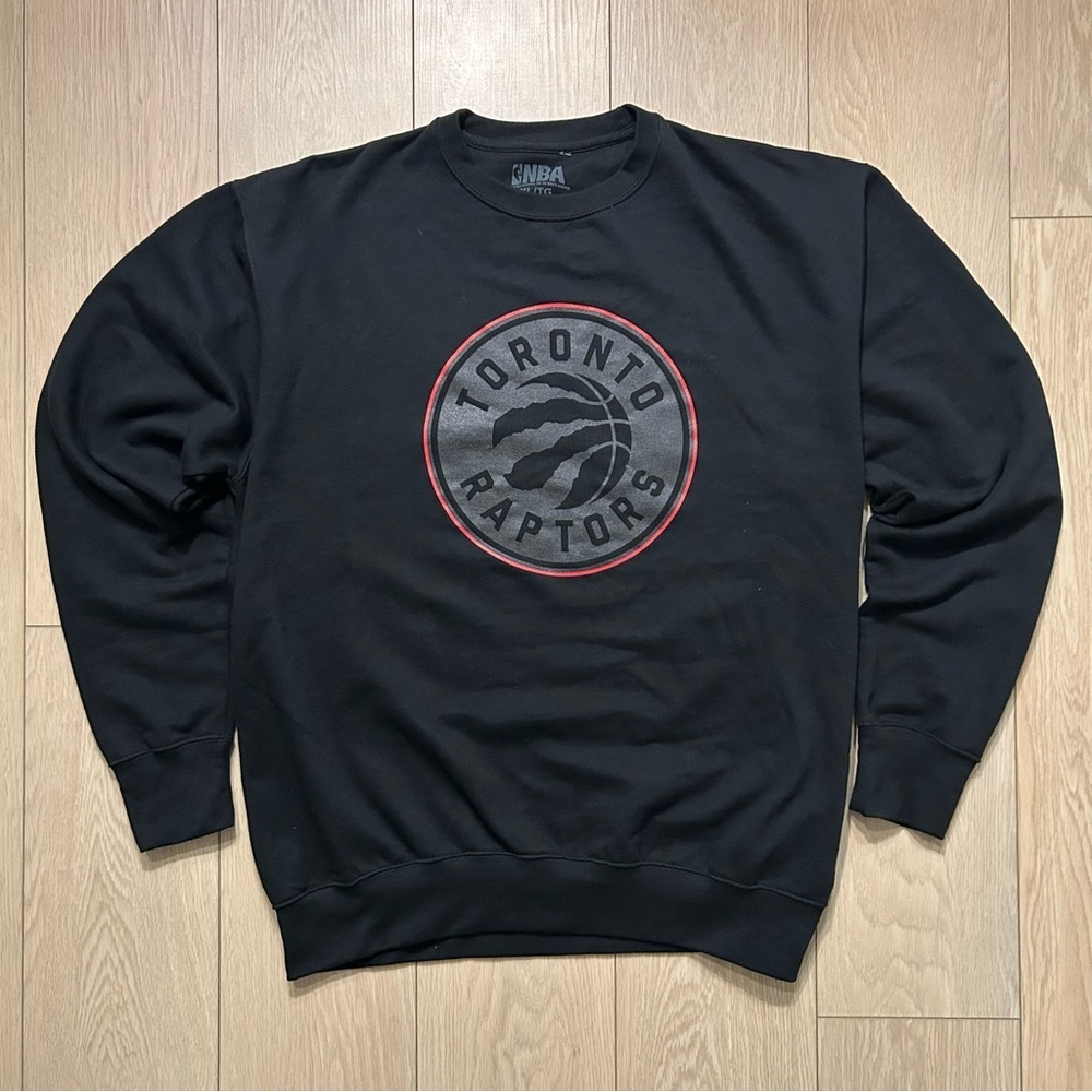 NBA Toronto Raptors Big Logo Crewneck Sweatshirt Size XL - Picture 4 of 8